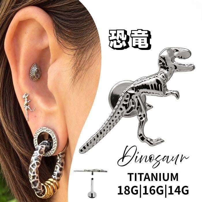 14G ANATOMETAL 限定商品/Limited Item 4mm ベゼルセットジェムエンド
