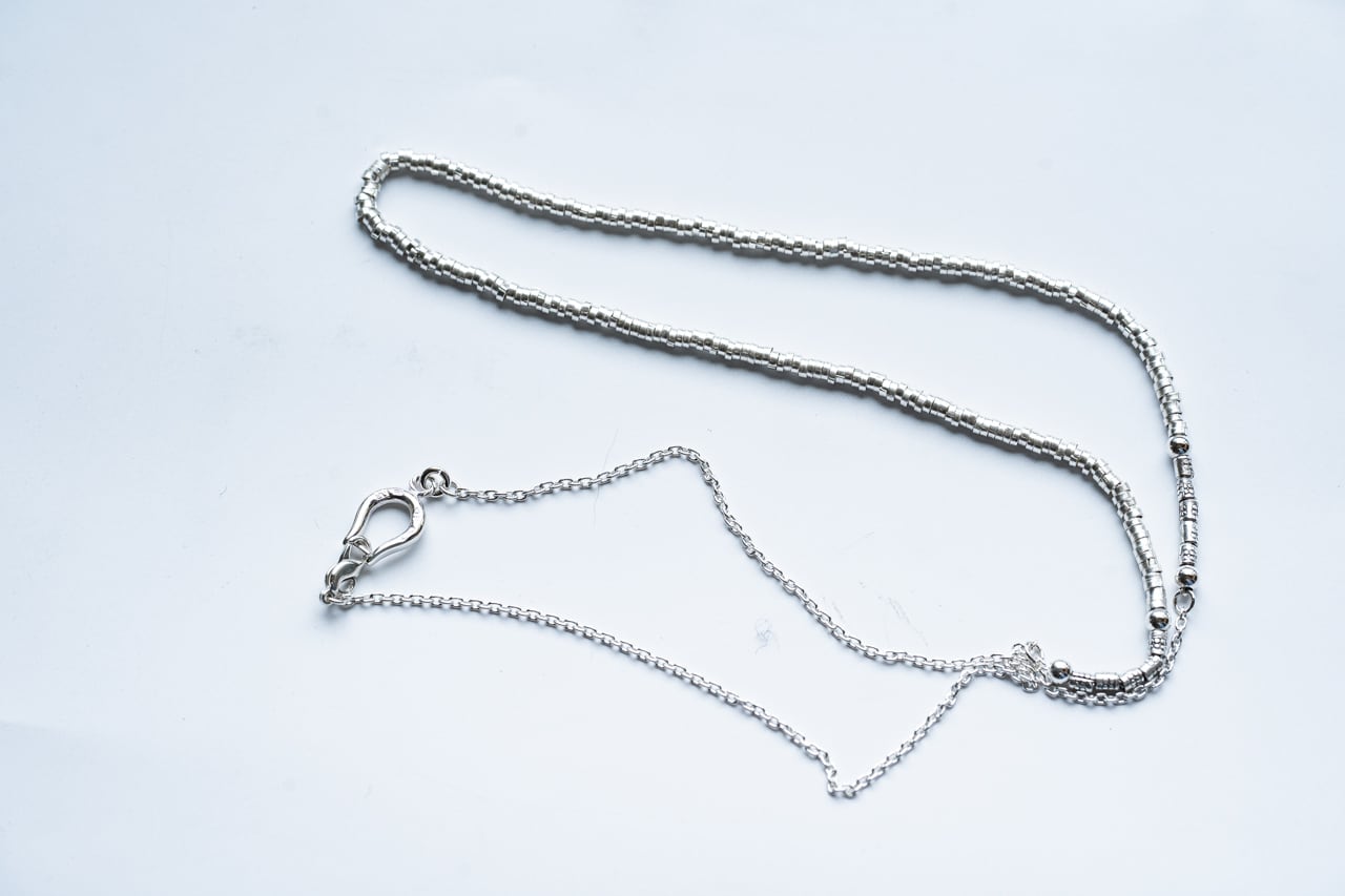C-041 Horse shoe handmade beads necklace(65cm) | WAKAN C-041 Horse shoe handmade beads necklace(65cm) | WAKAN