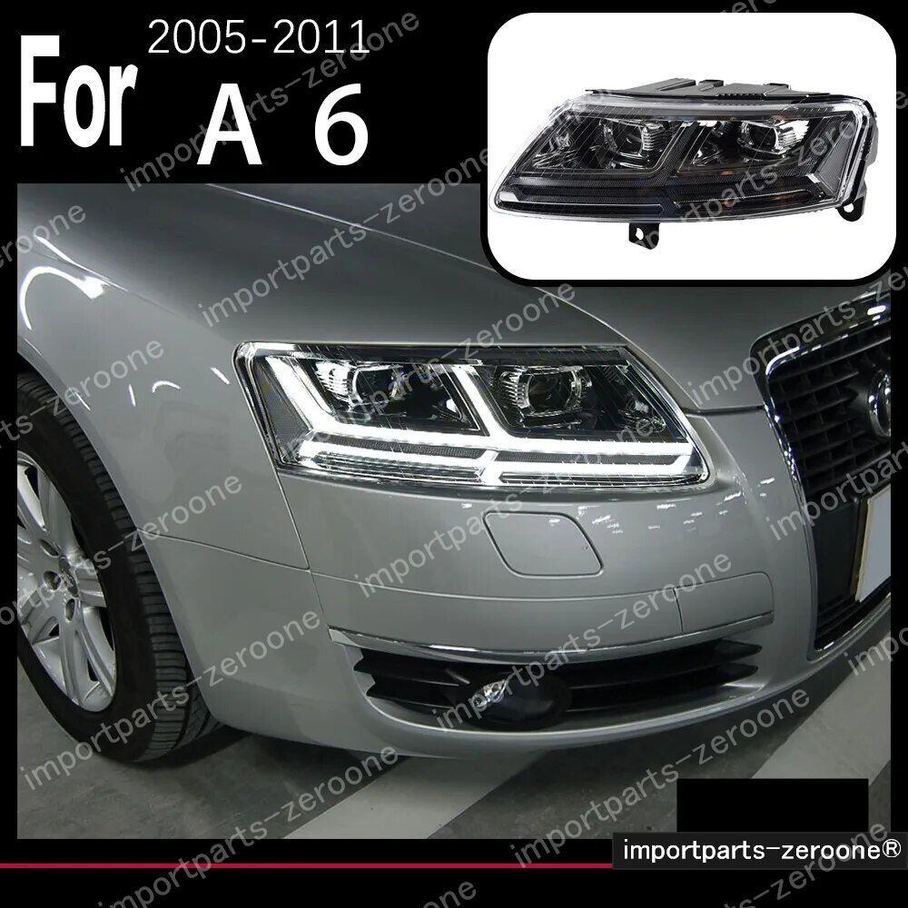 アウディ A6 C5 C6 2005〜2011 アップグレードヘッドライト