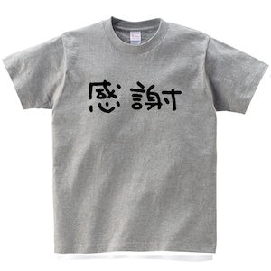感謝 漢字 Tシャツ ka08 日本テレビの土曜ドラマ 35歳の少女 竜星涼 手書き 海外 土産