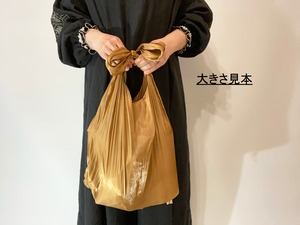 送料無料 シャイニーサテンエコバッグ ＜L size＞