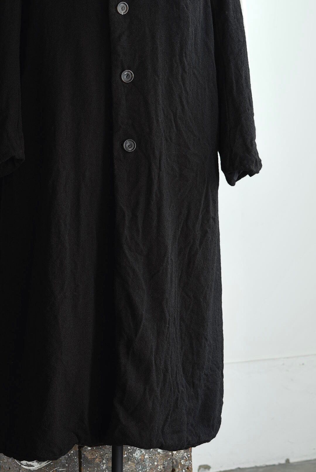 RICORRROBE - COAT FOREST (HERRINGBONE TWEED) | Brownie