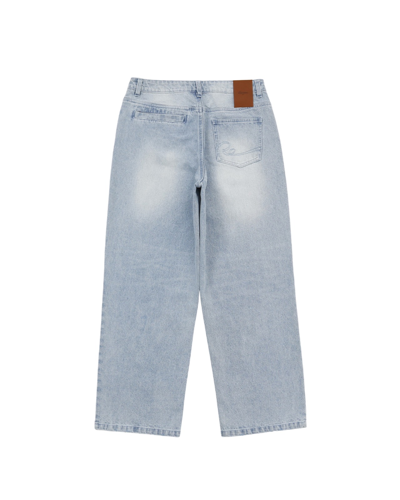 【#Re:room】VINTAGE WASHED WIDE DENIM PANTS［REP299］