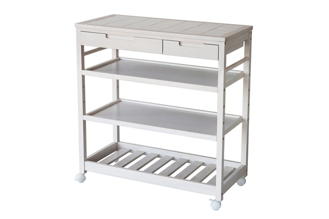 キッチンワゴン 3段 タイル タイルトップ 耐熱 収納ボックス キッチン 収納 リビング収納