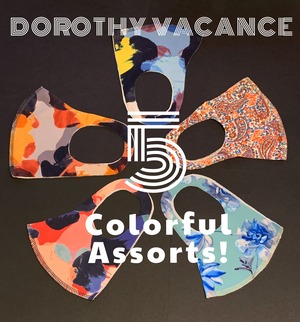 Colorful Fashion Mask  5 Assorts! ５枚セット