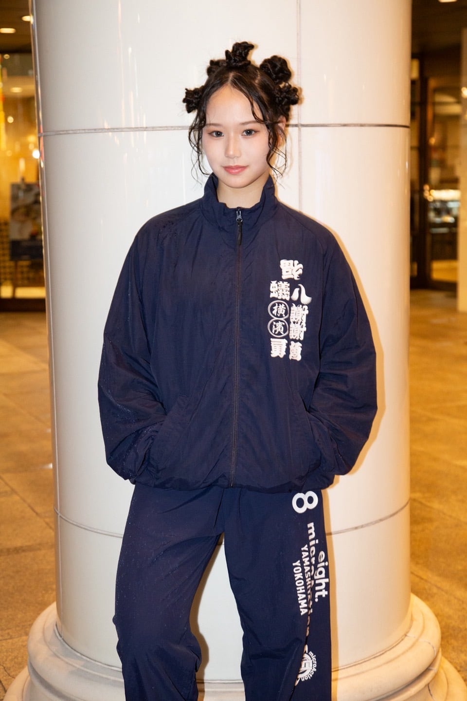 microAction✖️eight. Track Jacket（navy） | g8dstand