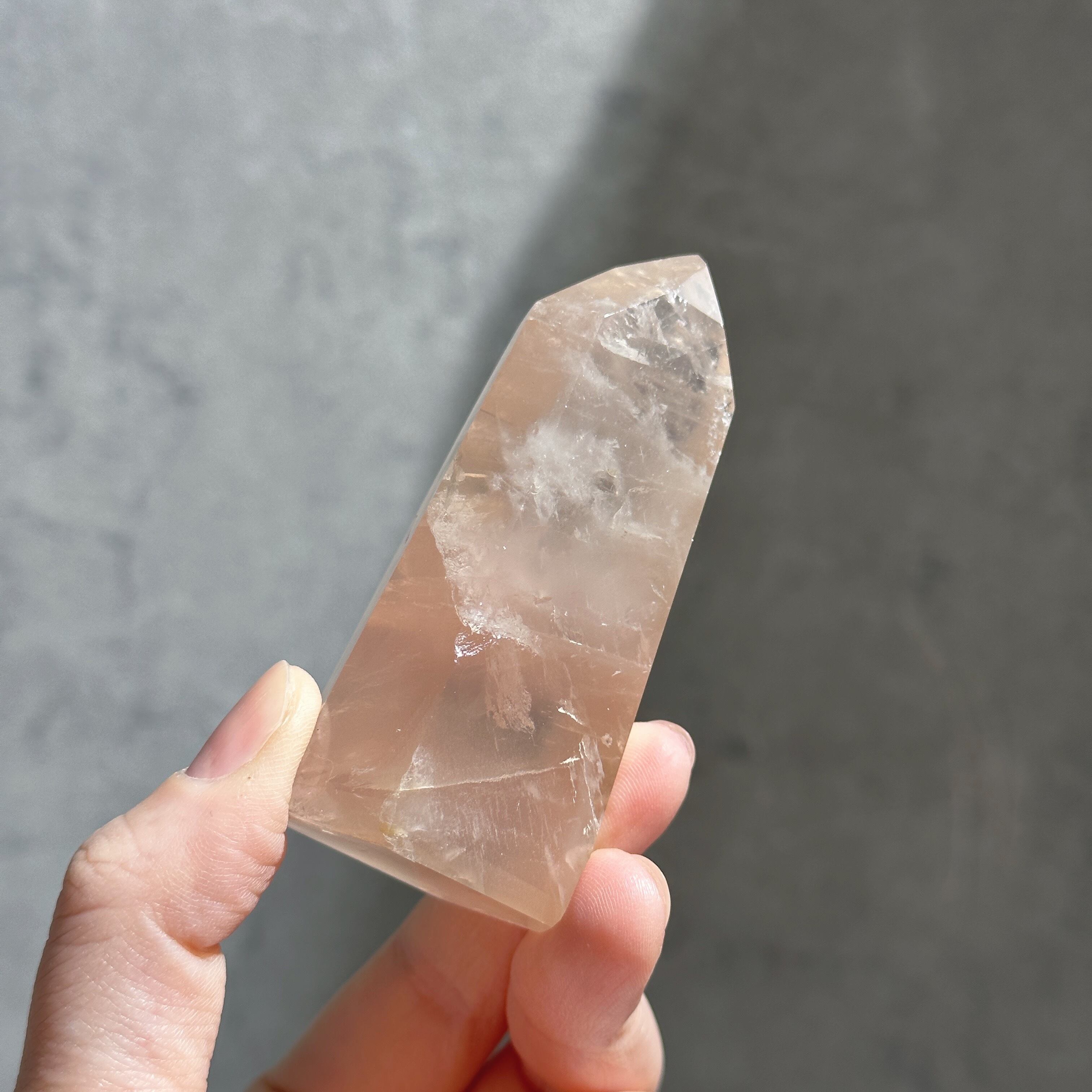 ローズクォーツ×ゴールデンヒーラー タワー53◇ Rose Quartz x Golden