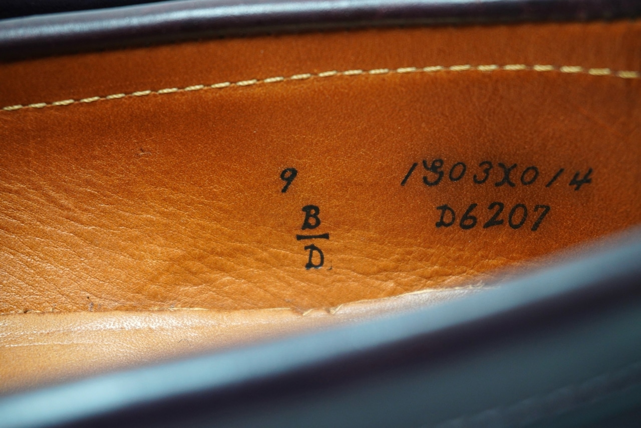 【ALDEN】Penny Loafer D6207  BUG  9D (Second Hand)