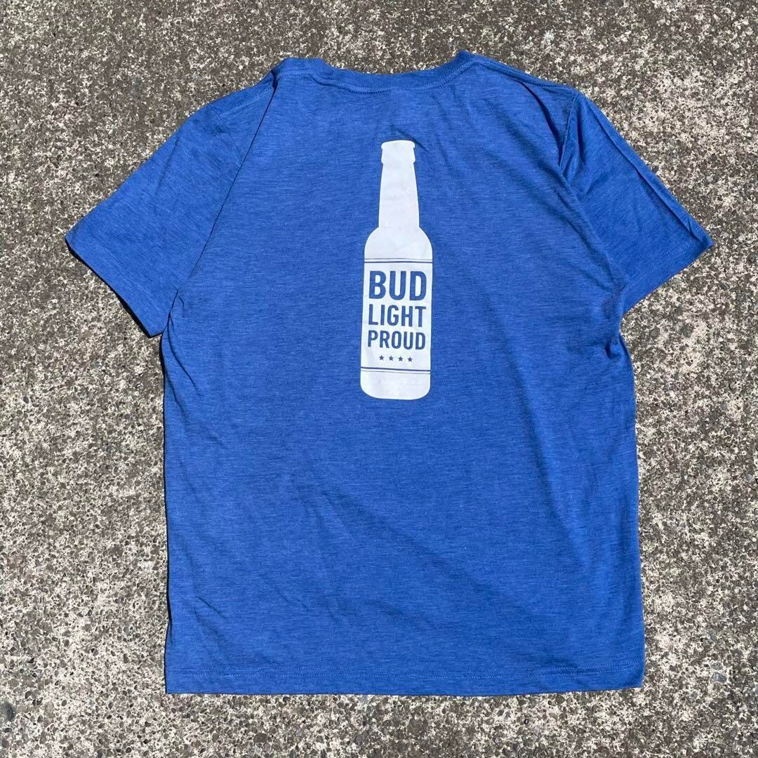 【Lサイズ】バドワイザー/バドライト 米国人気アルコールブランド 古着 Tシャツ