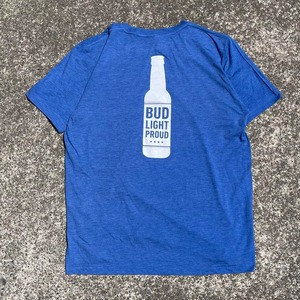 【Lサイズ】バドワイザー/バドライト 米国人気アルコールブランド 古着 Tシャツ