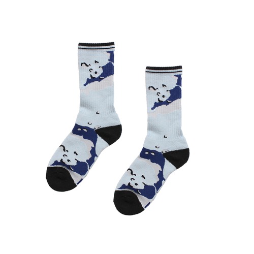 【HELLRAZOR】CAMO SOX(SKY)