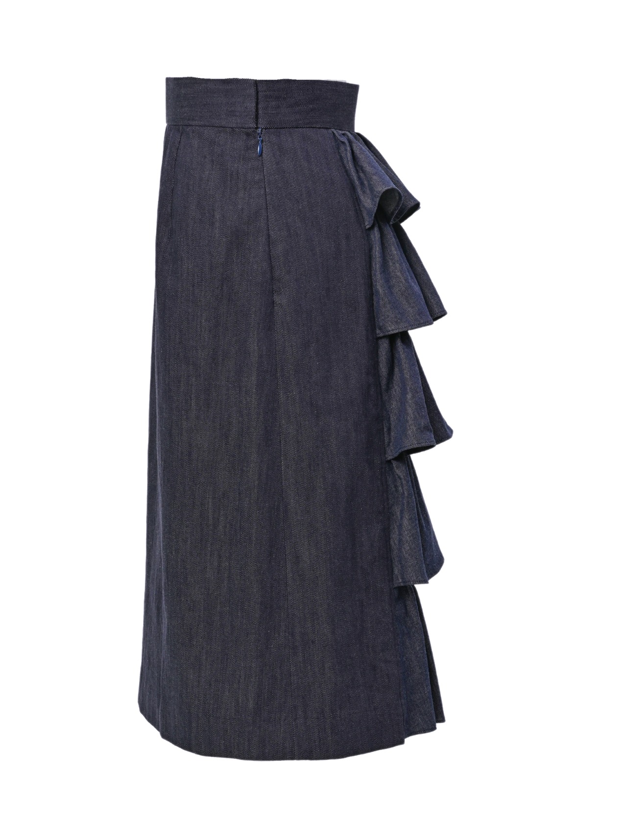 バッスルティアード　デニムスカート