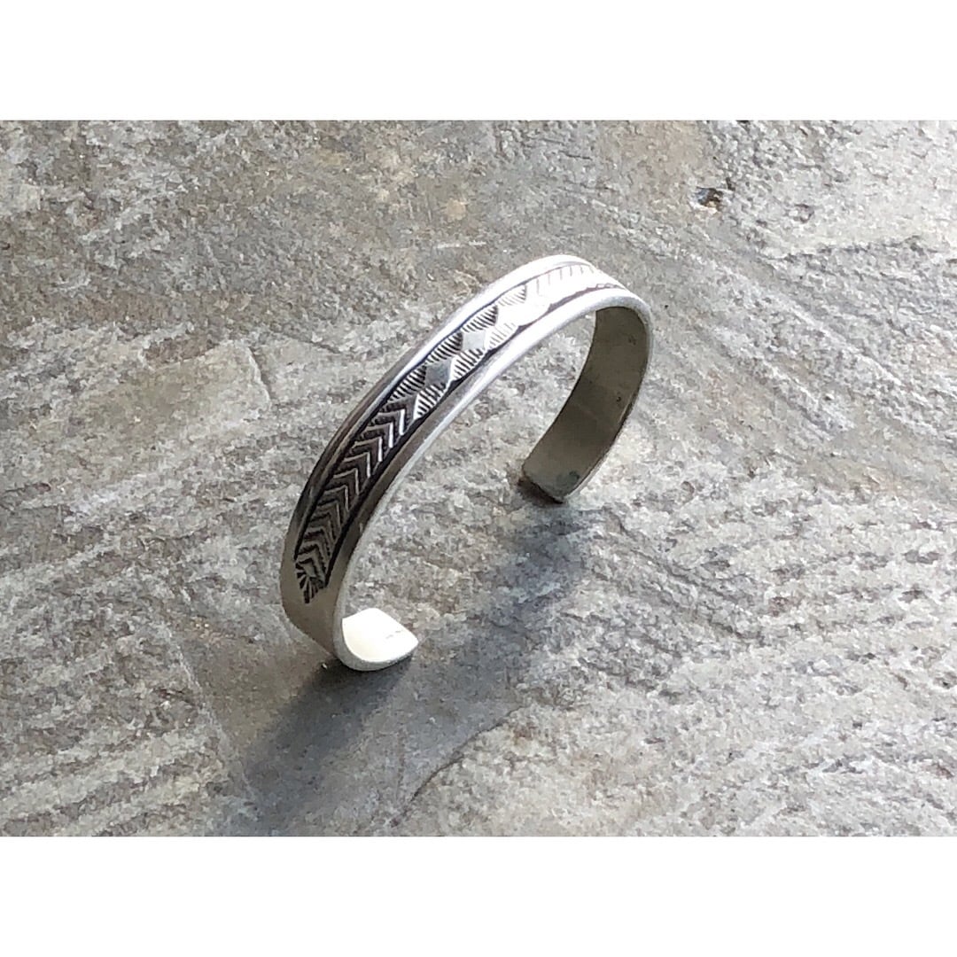 Navajo族 Bruce Morgan 恥ずかしく 14K×Sterling バングル Navajo族 Bruce Morgan 恥ずかしく 14K×Sterling バングル