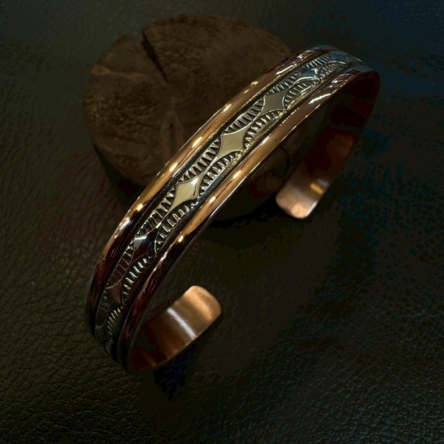 ランドンセカテロ(Landon Secatero) カッパー&シルバーコンビバングル