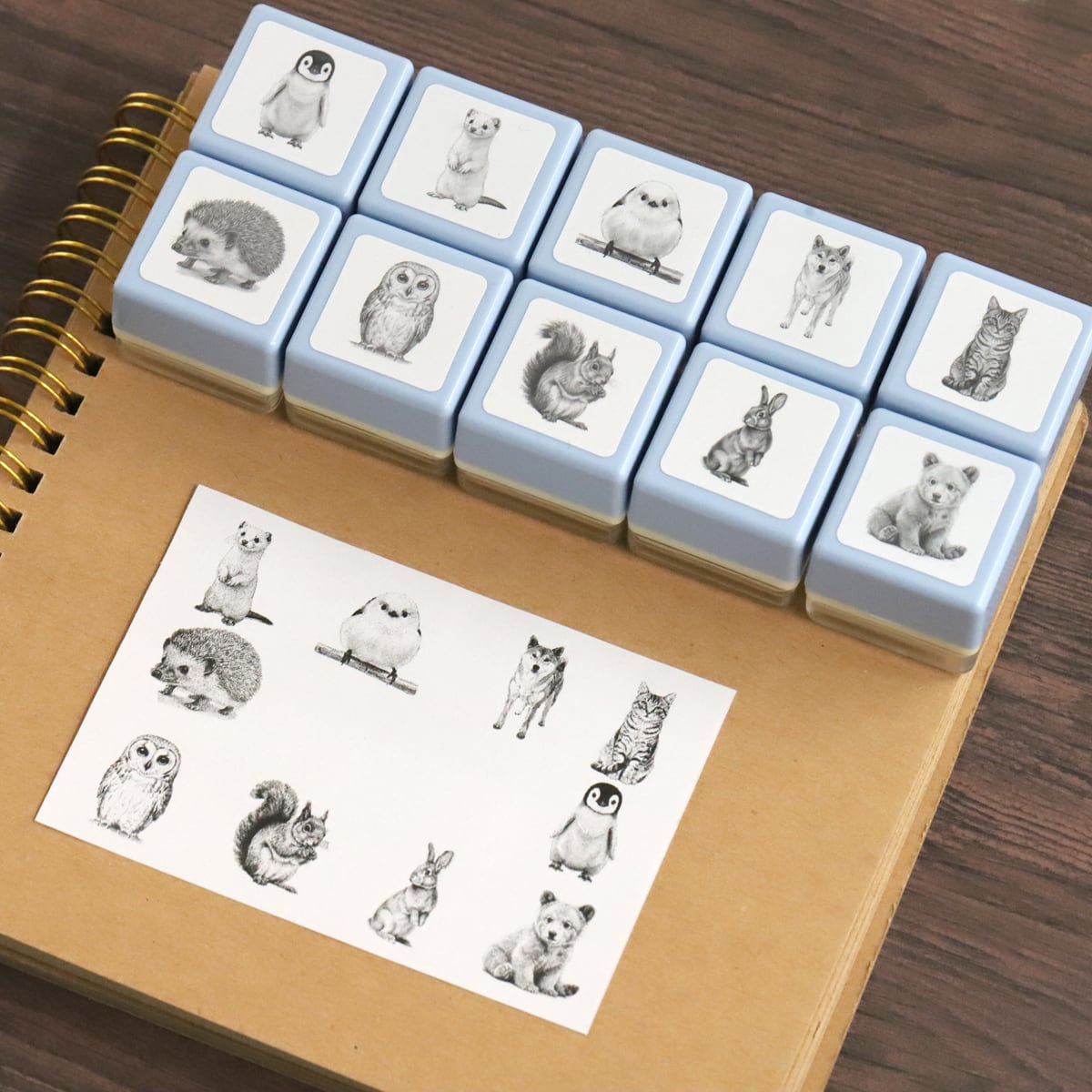 リアルあーとスタンプ リス RA-023 | 浸透印スタンプ Yamahachi Stamp