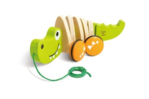 【努力特価】Hape(ハペ) おさんぽワニさん E0348