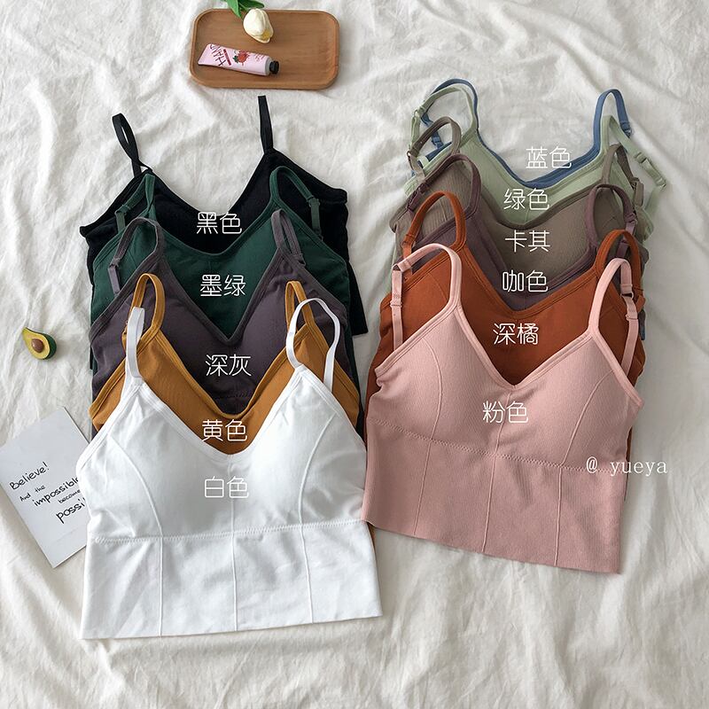 クレセントシティキャミソールレディースショートアウターウェアネットレッドビューティーバックU字型2020年、胸パッドイン付きベースシャツをどうぞ クレセントシティ9969005488