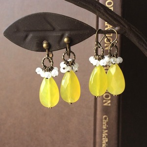 SOLD OUT＊Lime Dew【ピアス/イヤリング】