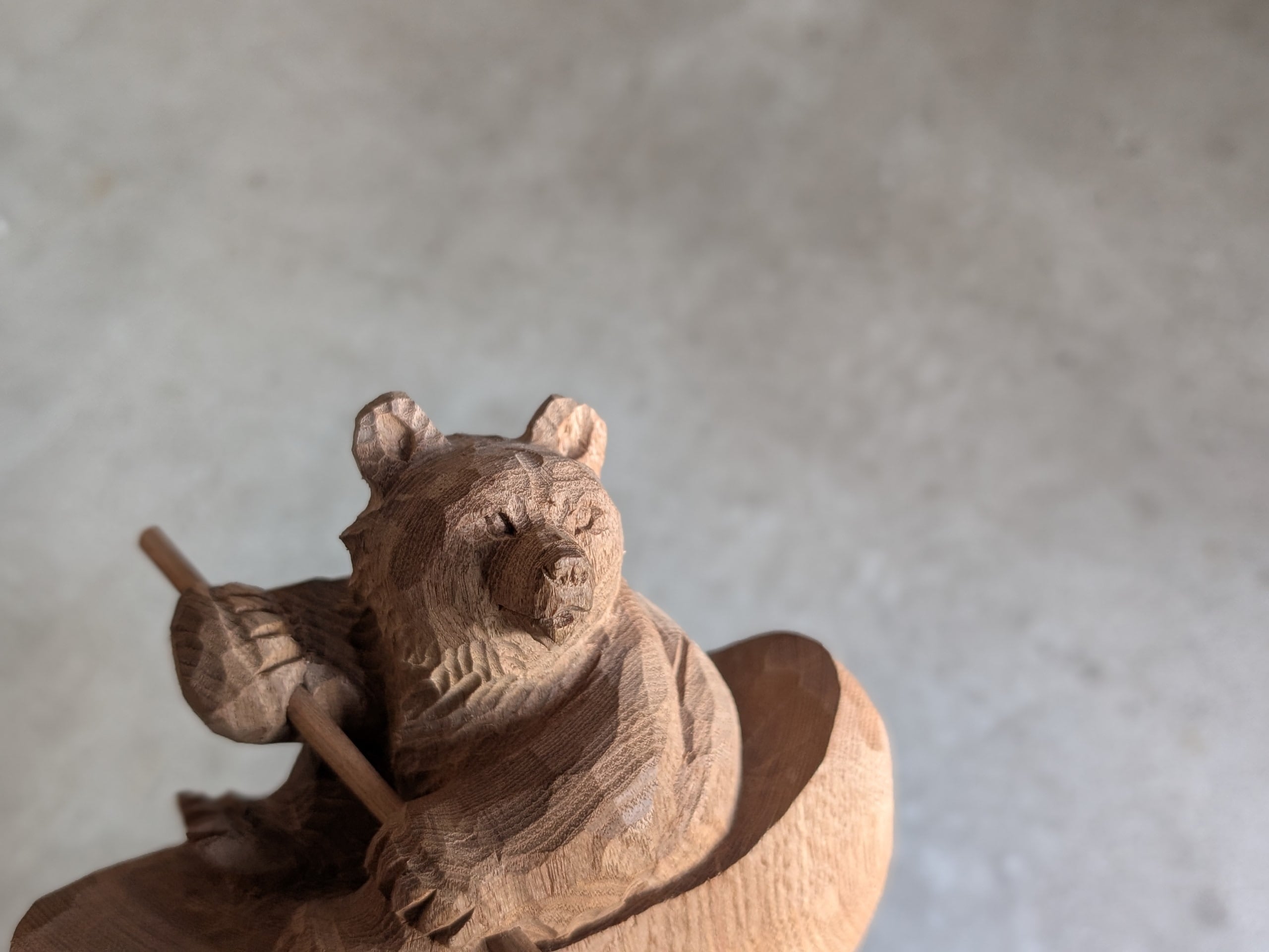 石井行男 カヌー熊 #2 | 木彫りの熊 | inoya | Basic Life Store