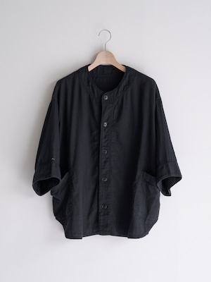 PORTER CLASSIC　SUVIN GD GZ BB SHIRT　BLACK　PC-056-2125-0090-0013