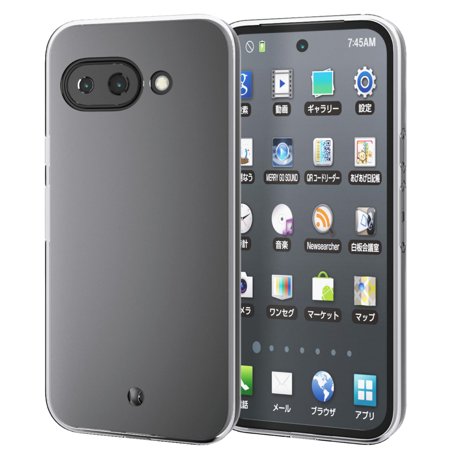エレコム Google Pixel 9a ケース カバー 透明 薄型 TPU 耐衝撃 衝撃吸収 ストラップホール付き ワイヤレス充電対応 シンプル クリア PM-P251UCTCR