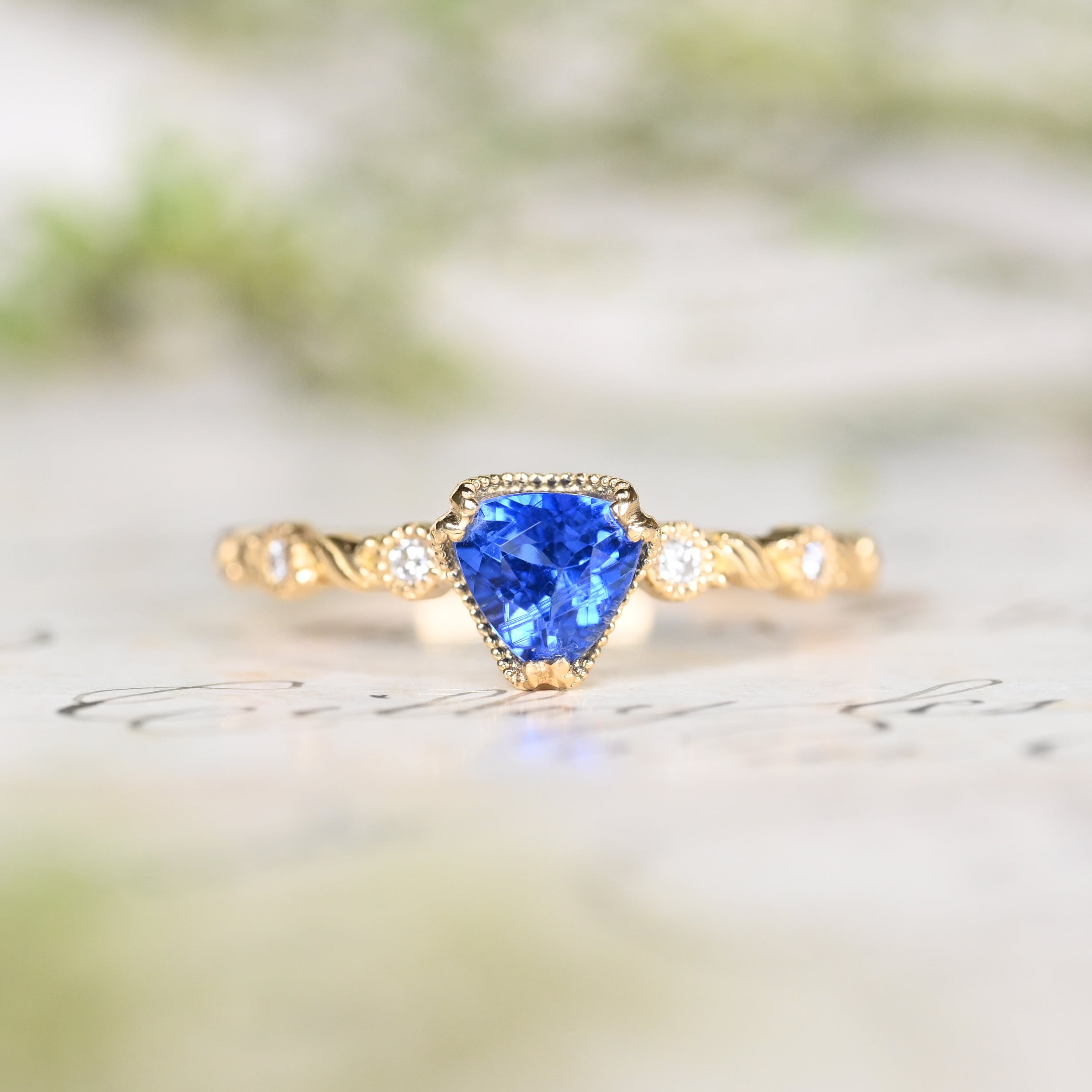 完売】アレキサンドライト K18YG リング | ジェムとハンドメイド工房