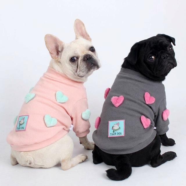 Dog weat -dots heart-　　r-item-0785
