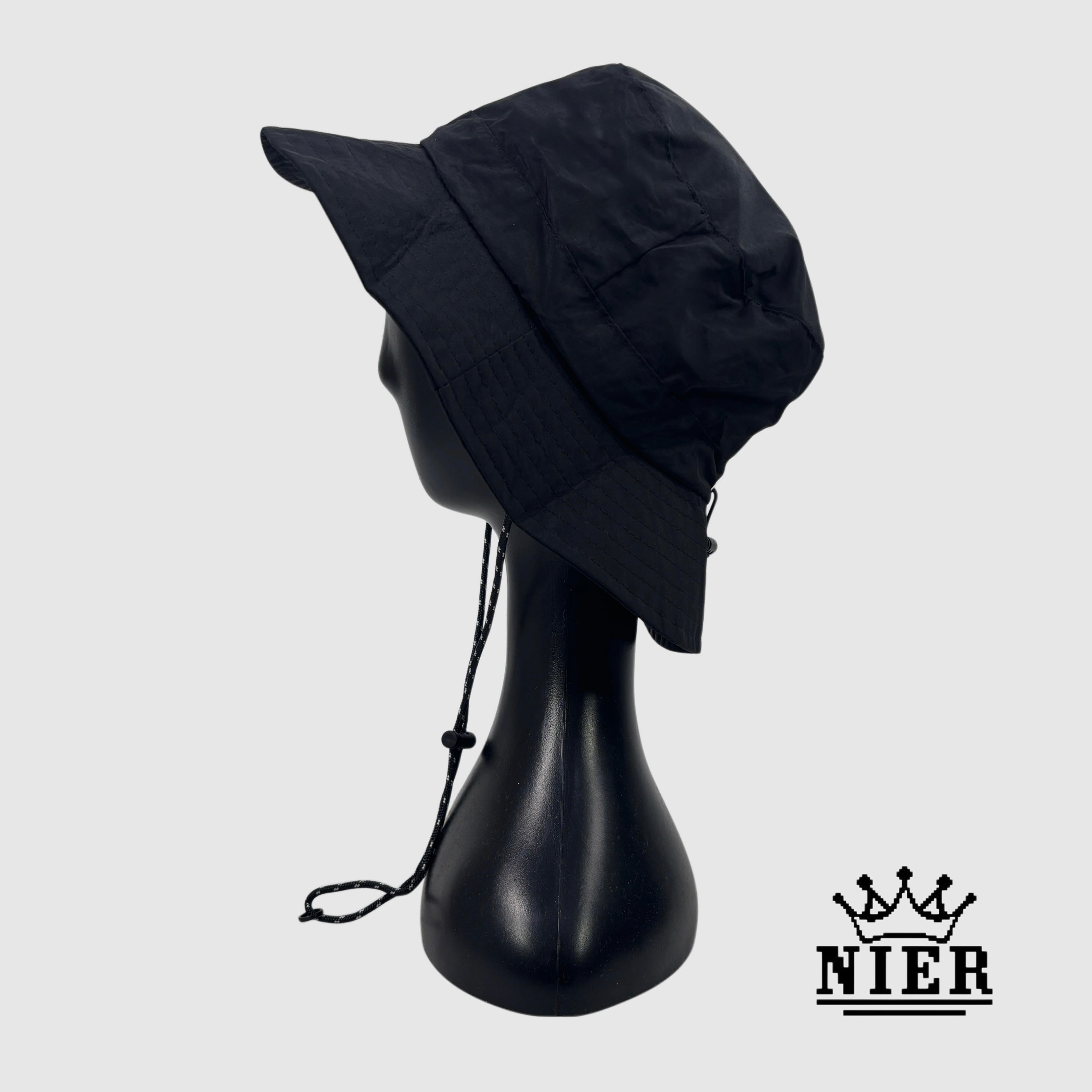 先着50点限定MEGA PRESENT》PACKABLE BUCKET HAT【BLACK】コンパクト
