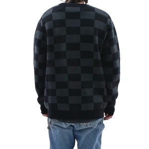 【BILLIONAIRE BOYS CLUB】CHECK JACQUARD SWEATER