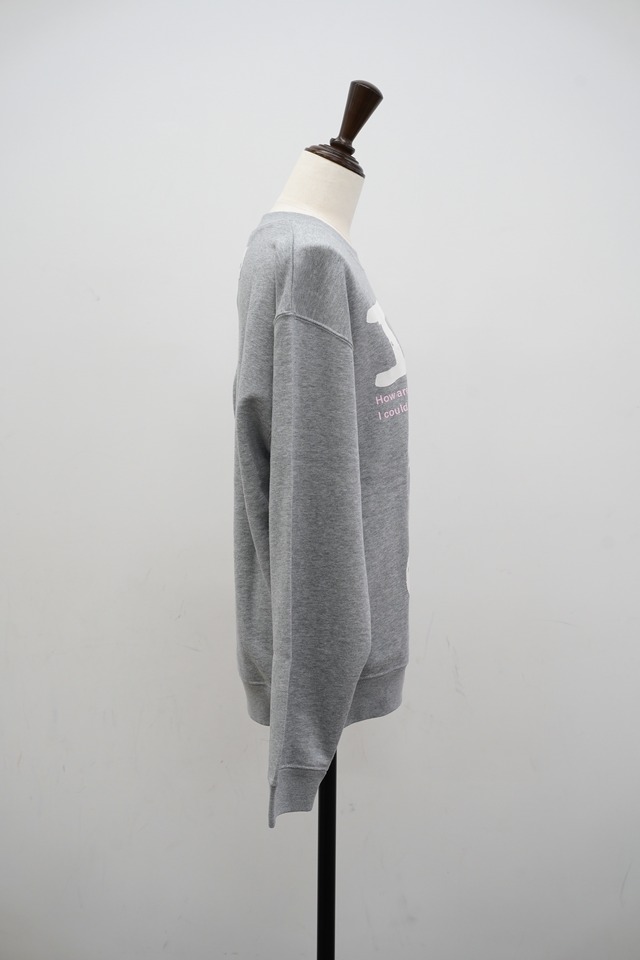 I’M SOSO TEGAKI PRINT SWEAT