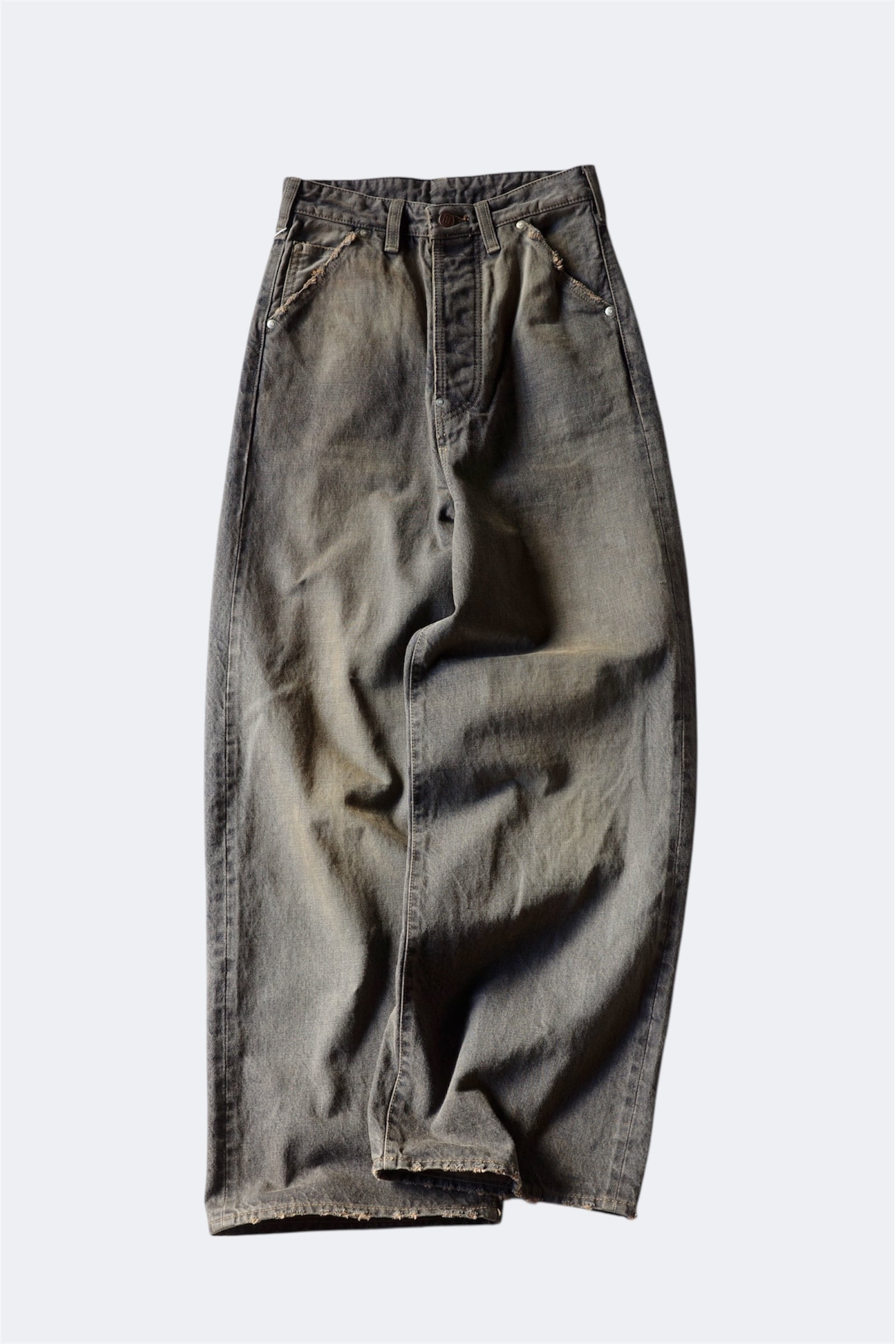 daisuke tanabe【coffee black denim trousers -destroyed-】 | lloomm