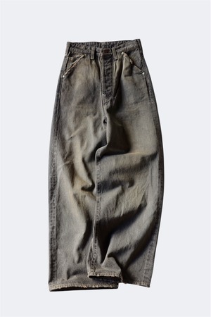 daisuke tanabe【coffee black denim trousers  -destroyed-】