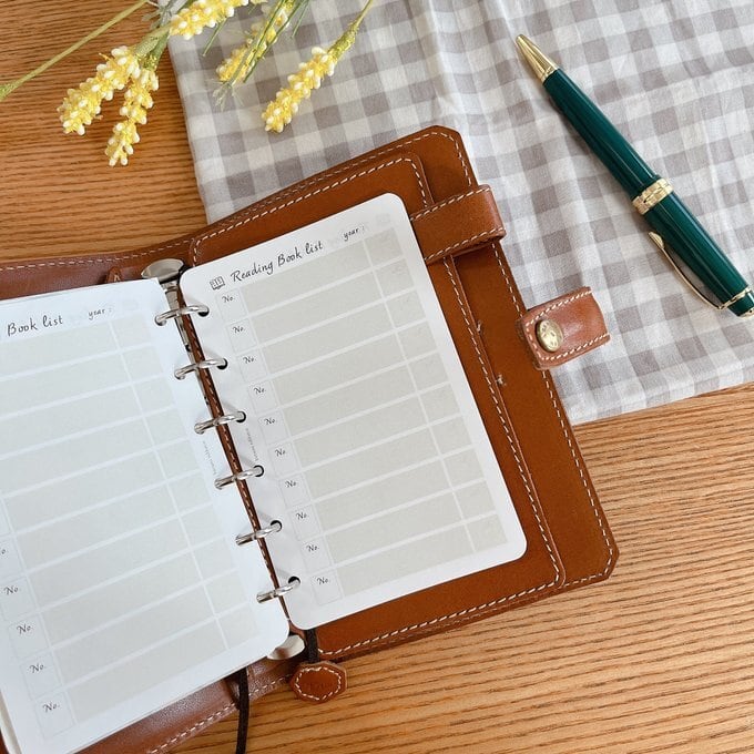 ミニ6穴サイズ/読んだ本リストリフィル