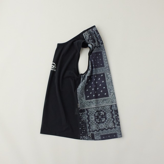 ranor(ラナー) BANDANA NOSLEEVE  BLK  メンズ・レディース　ノースリーブ　