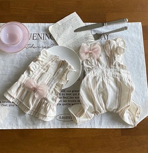 XL/即納【Hi Yeboo】Bon Voyage Collection《Beige＆Pink》
