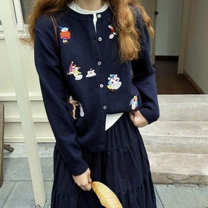 Winter Embroidered Cardigan 502237