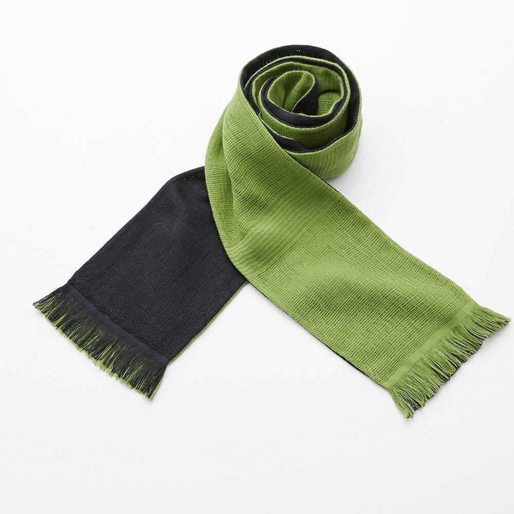 【みやざきタオル】 いまばりマフラー70 いろあそびシリーズ[104]アップルグリーン(21)