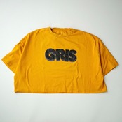 〈 GRIS 24SS 〉 Wide T Shirt "Tシャツ" / Yellow / size M