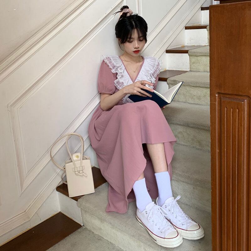 スタンダードドレス スプリング レトロ 春物 スカート 萌量不足86400270960