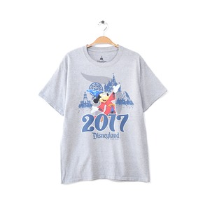 ディズニー ミッキーマウス ファンタジア Tシャツ メンズM ディズニーランド 2017 古着 @BB0712