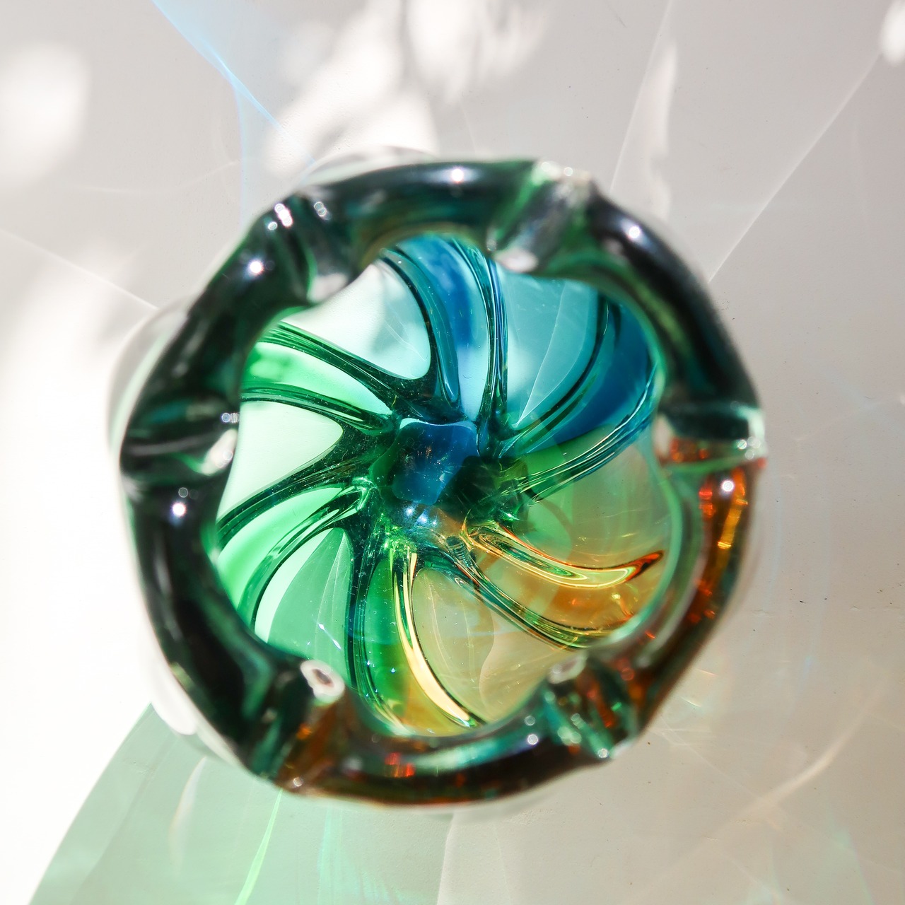 Jewelry Vase"緑黄色"