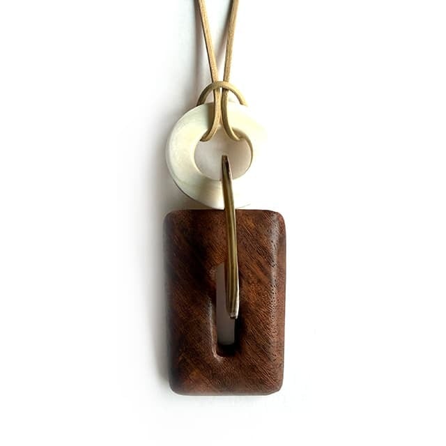 N-264w roseペンダント白 | Bijoux Kei