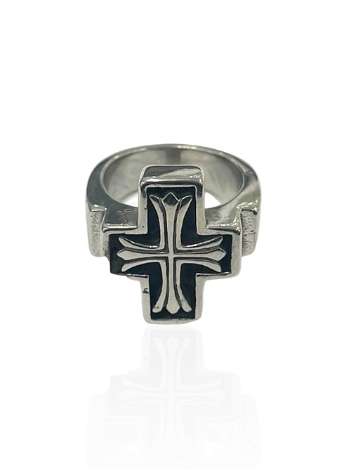 【PLANET STUDIO】cross plate ring