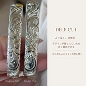 Hawaiian Lei Bangle -pink gold-