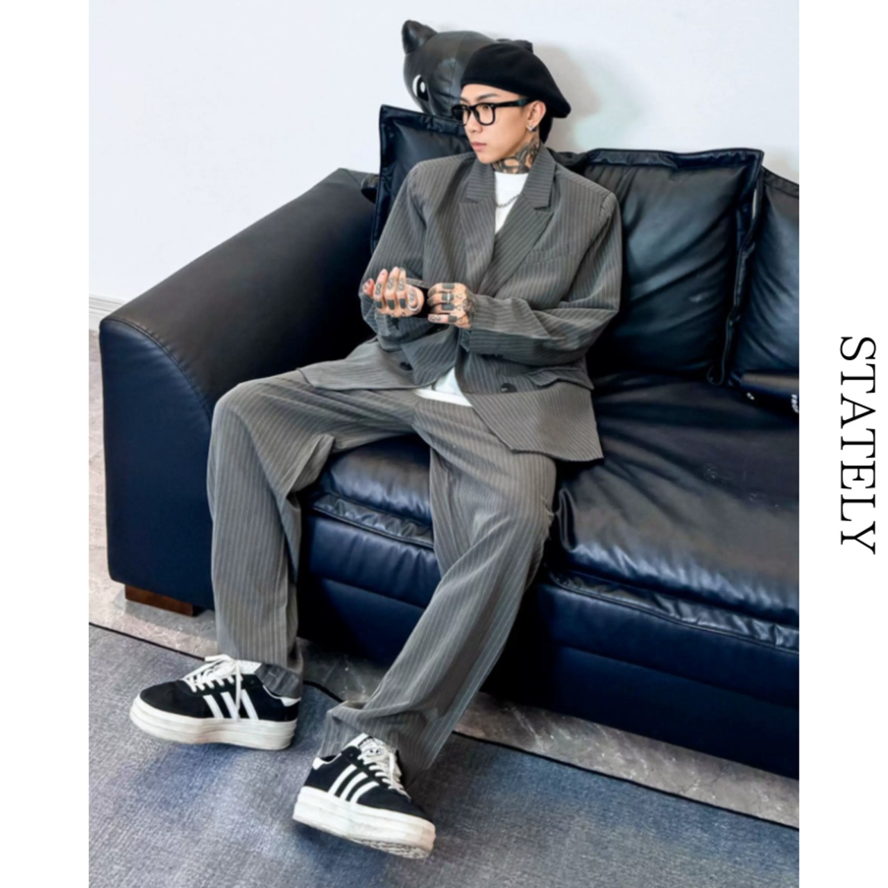 Urban Stripe セットアップスーツ/2color_ST07・画像9