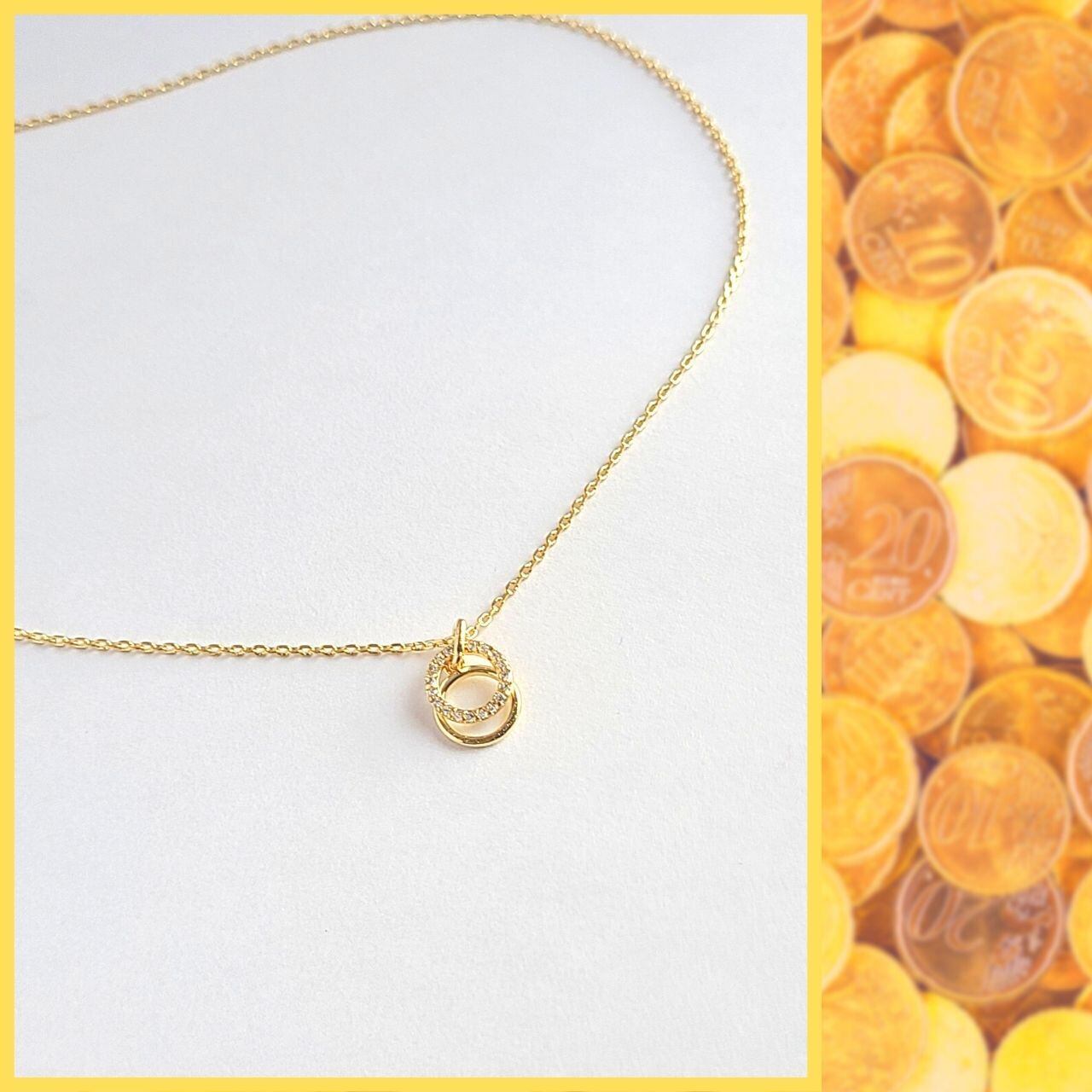 金縁結び コインサークルネックレス 金運上昇 金縁結び 金銭問題 宝くじ お金持ち 貯金 金銭問題 金運アップ ペンダント マジカルサロン Magical Salon 魔術アクセサリー 思念伝達 エネルギーワーク 恋愛 仕事 お金 開運