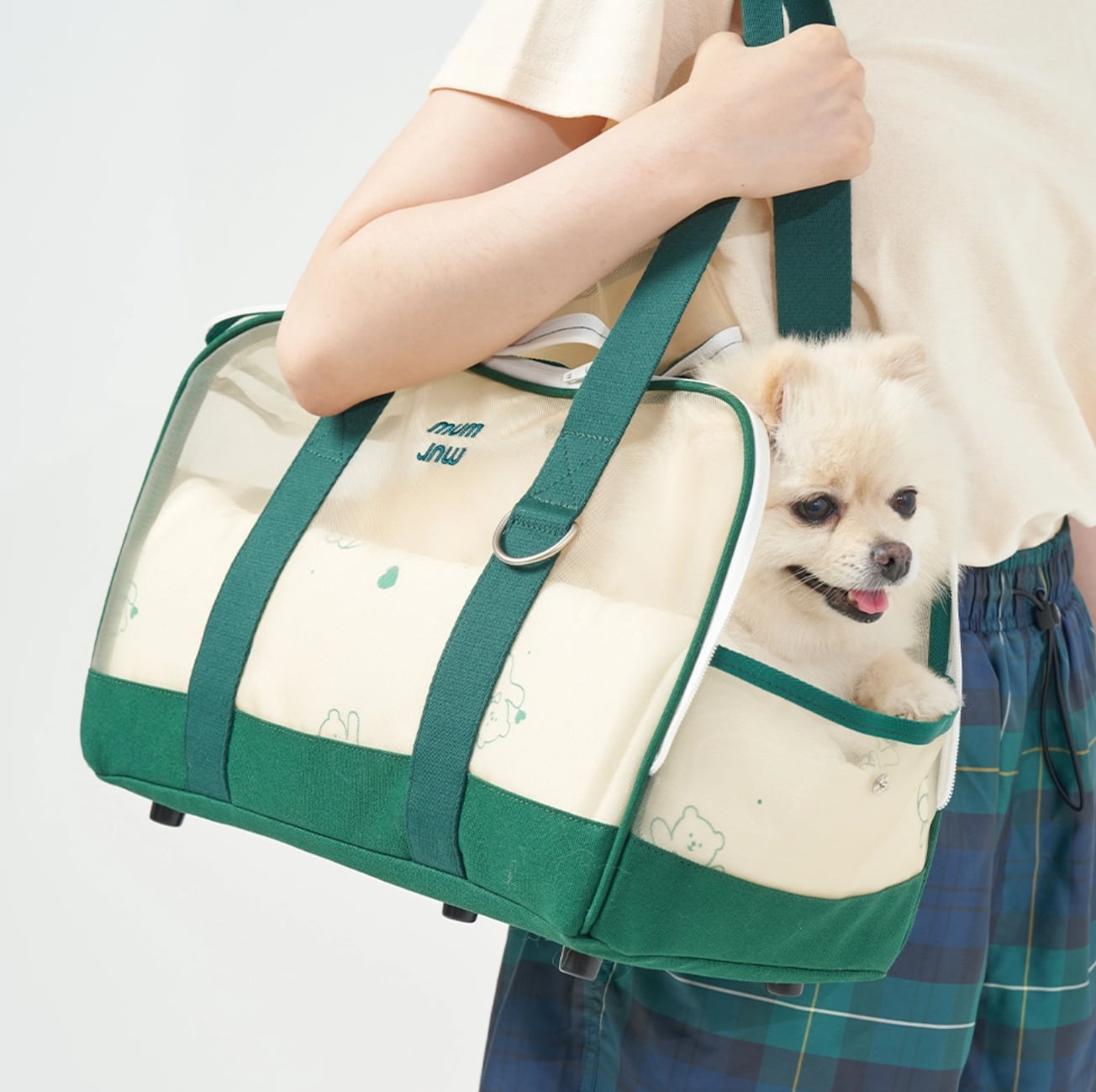予約【mummur】Windy Bag (Deep Green)