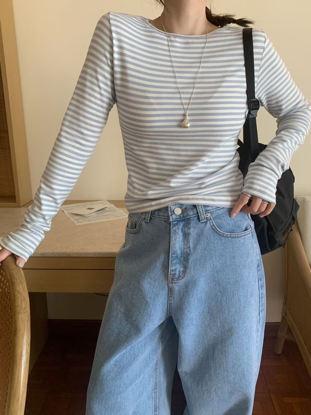 (予約) mellounge / Stretch cutie t-shirt 3color