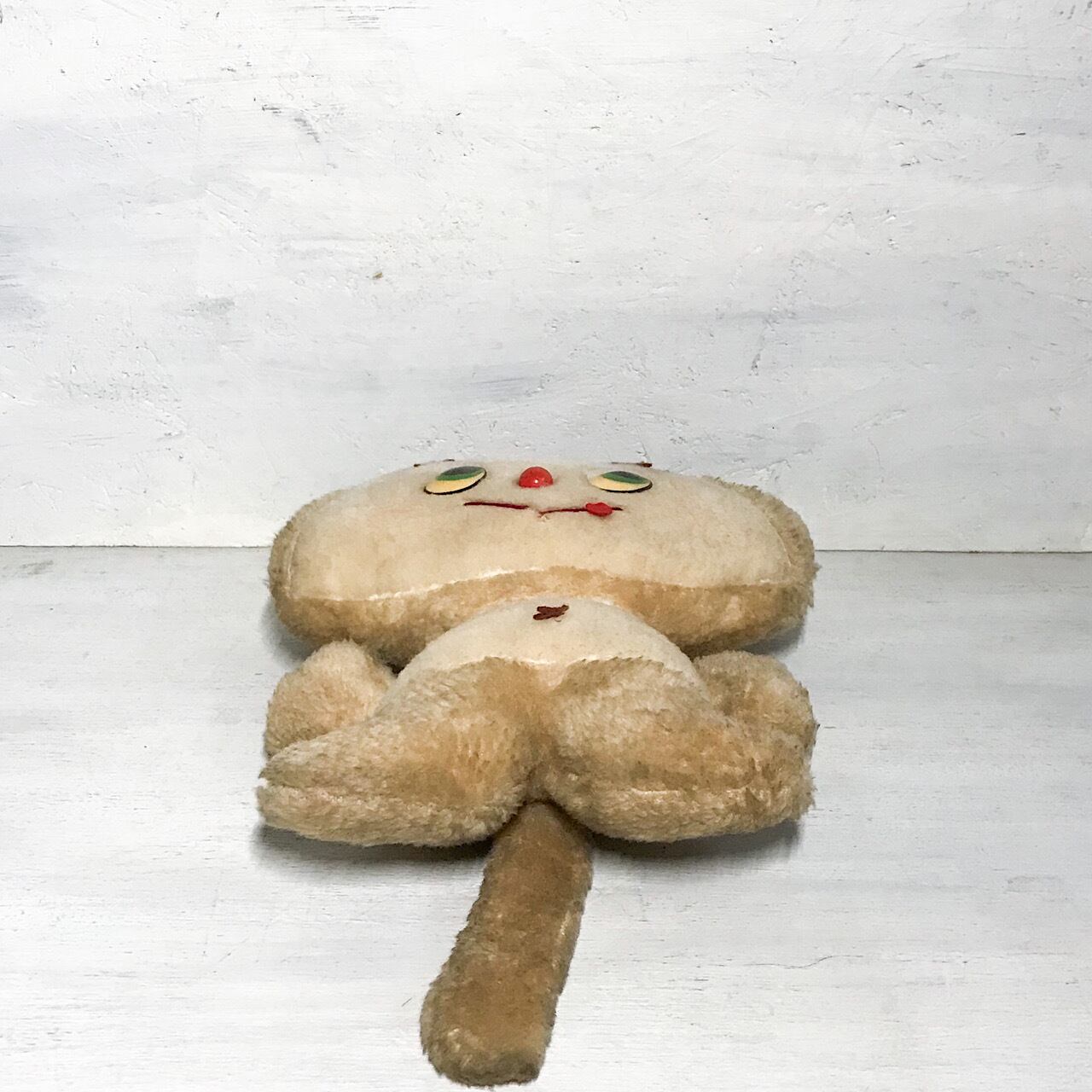 R-914】DAKINデーキン社昭和レトロぬいぐるみ人形キツネネコ 