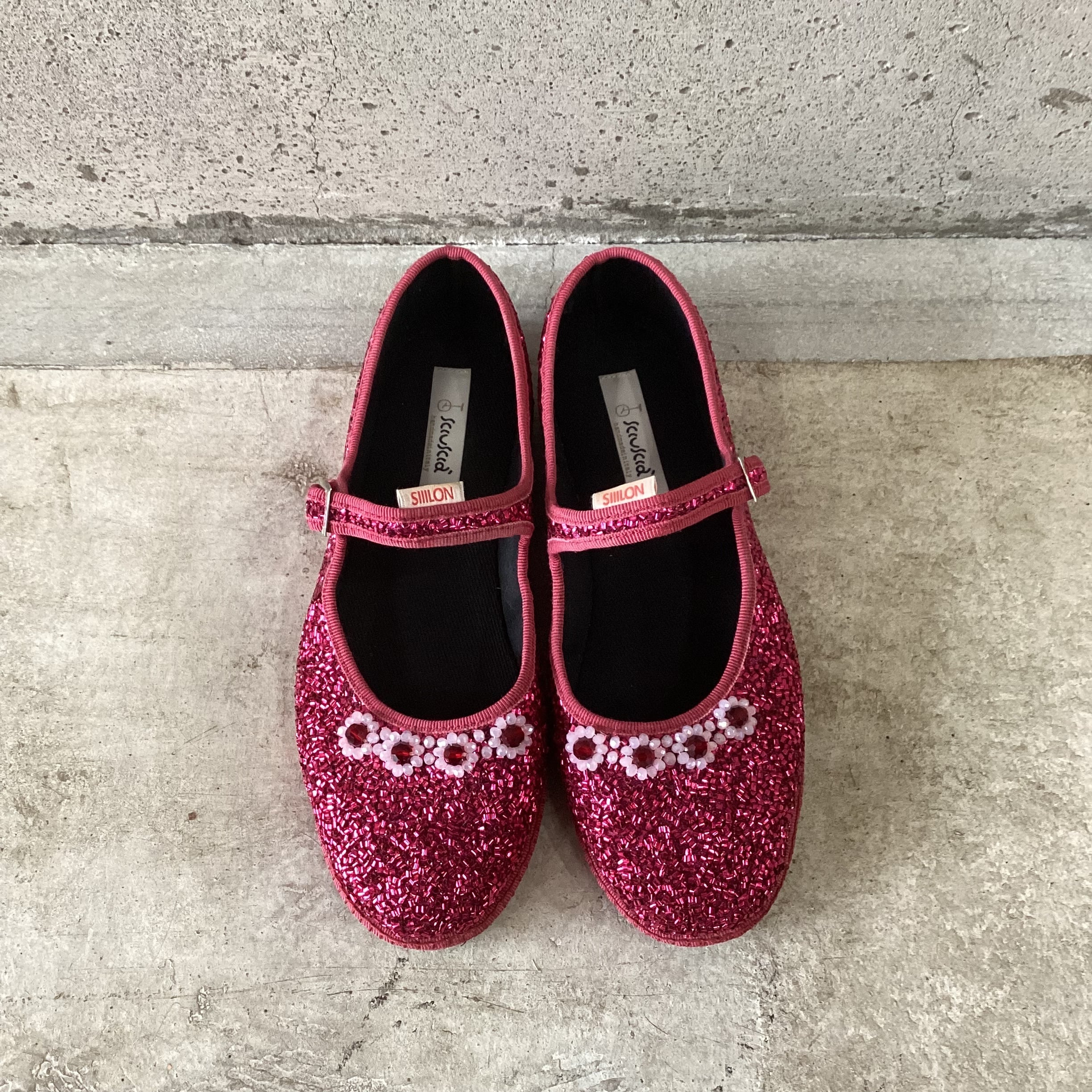 Pink glitter Mary Jane